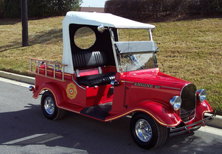 Illustration for article titled Hot Rods, Fire Trucks And More: Seven Crazy Golf Cart Mods